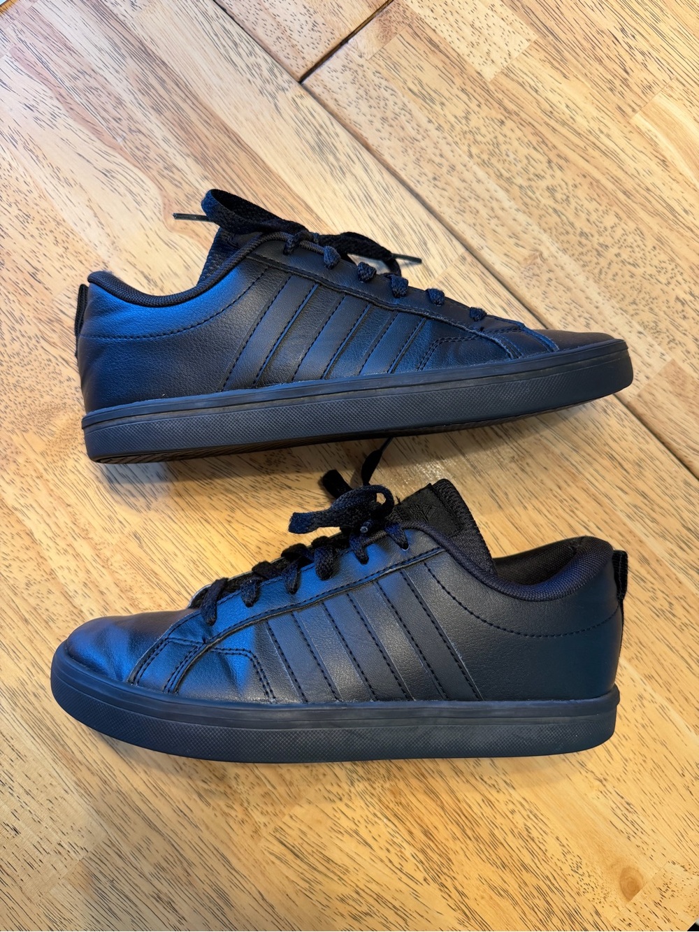 Adidas VS PACE 2.0 All Black Sneakers - Kids 4.5